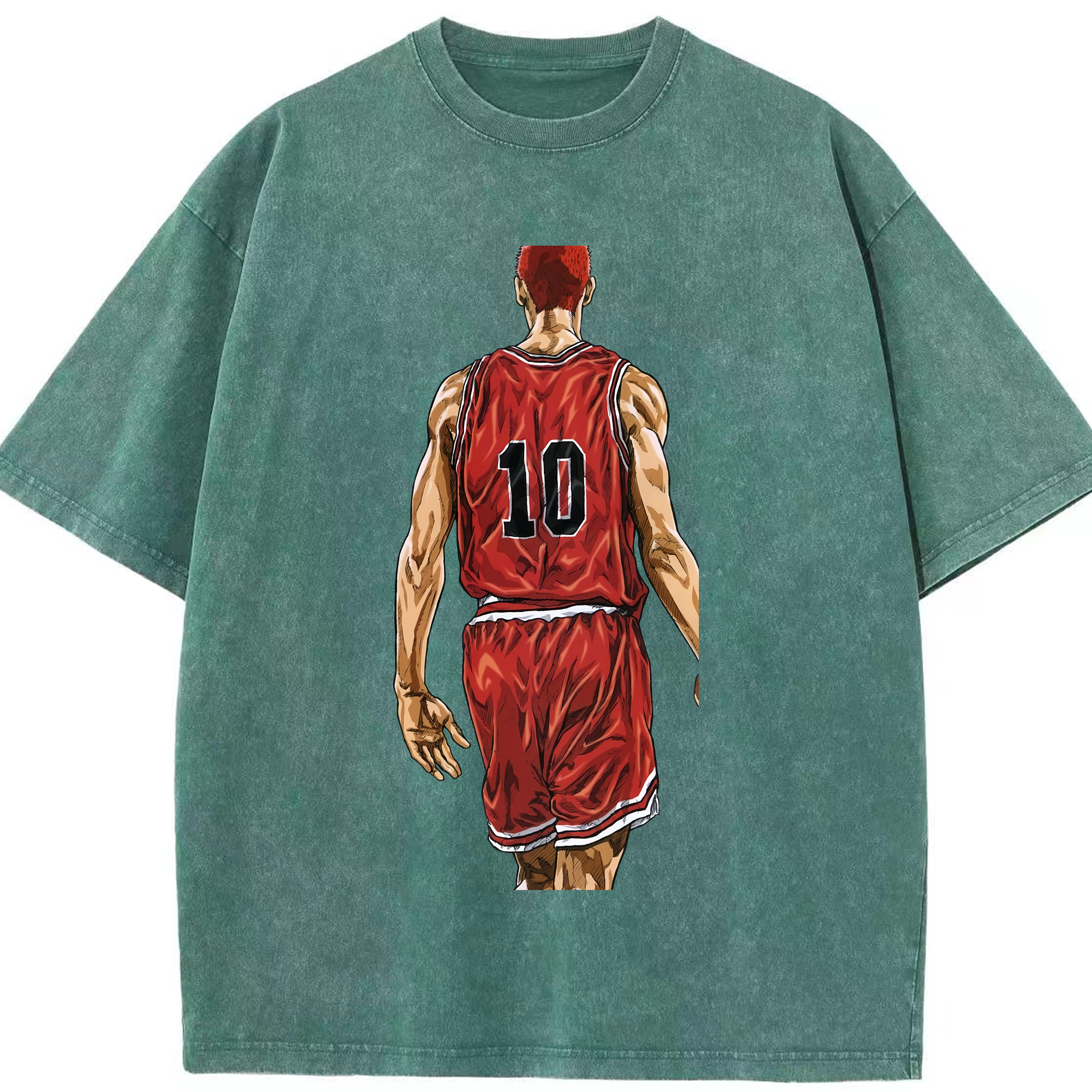 （画像用） SLAM DUNK／スラムダンク 綿100% ヴィンテージ風 半袖Tシャツ（フロントプリント）